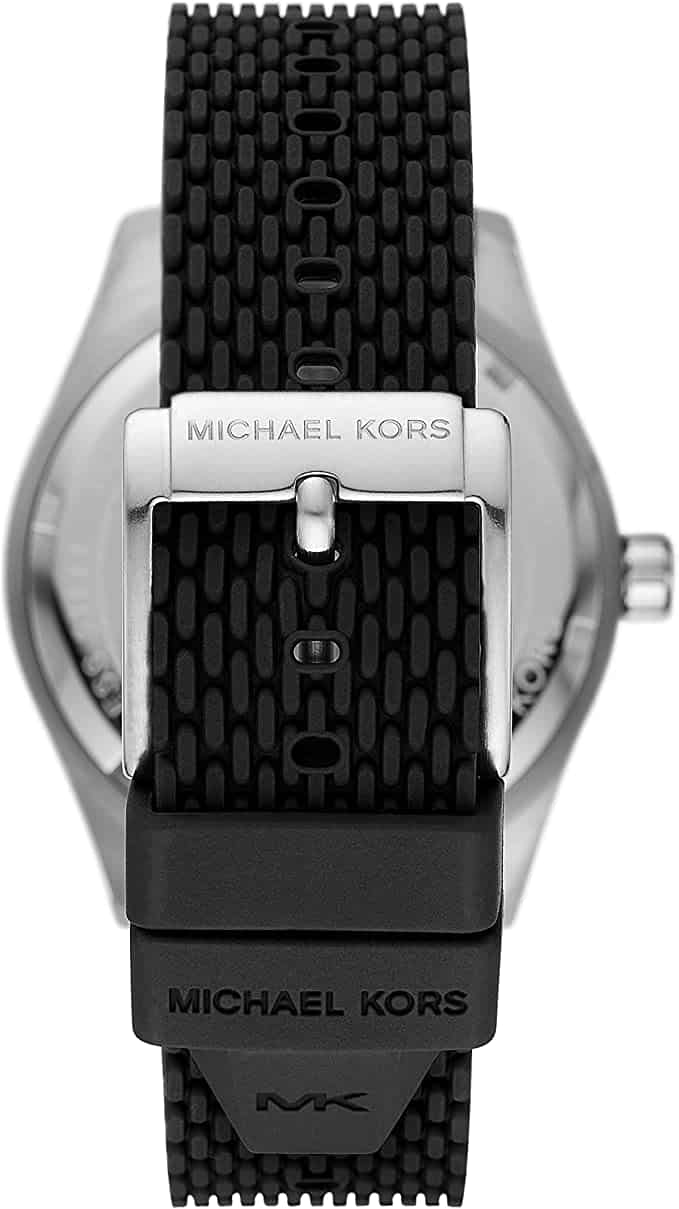 BlueGolden Michael Kors Mens Chronograph Navy Silicone Strap Watch