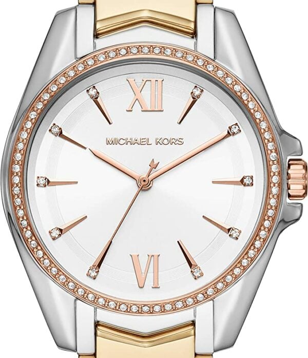 Michael Kors Whitney Stainless Steel Women Watch With Glitz Accents - Fashion