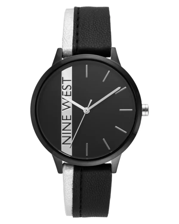 Nine West Contrast Black/White Strap Women Watch Model 2613 - Fashion