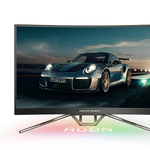 AOC PD27 27" 2560x1440 240Hz .5MS Curved Porsche Design Gaming Monitor - Monitors