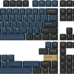 Drop + GMK Redsuns Blue Samurai Custom Keycap Set Doubleshot Cherry Profile Cherry-MX Style Stems & Layouts: 60%, 65%, 75%, TKL, 100% Mechanical Keyboards Blue Base Kit