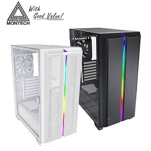 Montech Sky One Lite ATX PC Case Black | White - Chassis