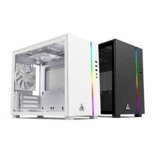 Montech Sky One Mini ATX Chassis Black | White PC Case - Chassis