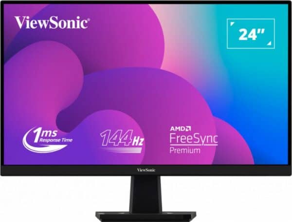 Viewsonic VX2405-P-MHD 24” IPS 1MS 144HZ 1080P AMD FREESync Full HD Gaming Monitor - Monitors