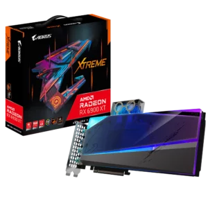 Gigabyte AORUS Radeon™ RX 6900 XT XTREME WATERFORCE WB 16GB Graphics Card GV-R69XTAORUSX WB-16GD - AMD Video Cards