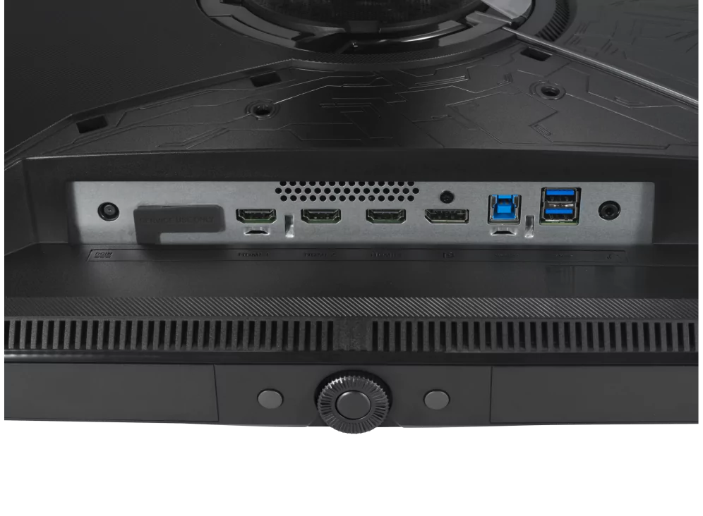  ASUS ROG Strix 27 4K HDR DSC Gaming Monitor (XG27UQ) - UHD  (3840 x 2160), IPS, 144Hz, 1ms, Adaptive-Sync, G-SYNC Compatible,  DisplayHDR 400, 90% DCI-P3, Aura Sync, VESA Mountable, DisplayPort, HDMI 
