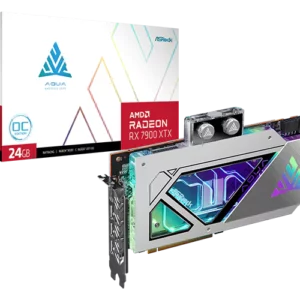 Asrock AMD Radeon RX 7900 XTX AQUA 24GB OC Graphics Card - AMD Video Cards