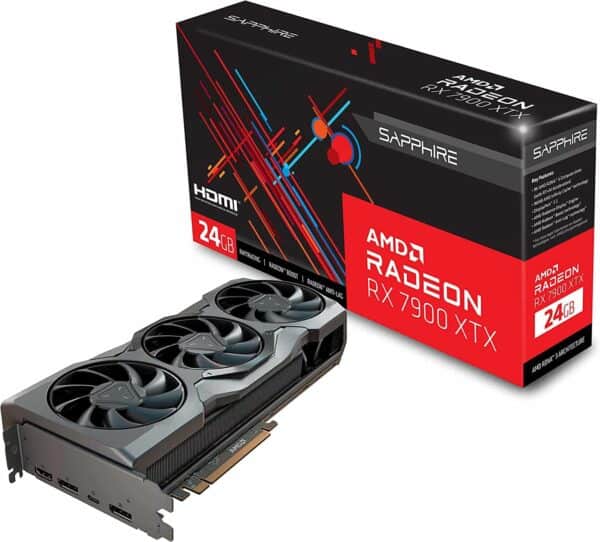 Sapphire AMD Radeon RX 7900 XTX 24GB GDDR6 384 Bit Gaming Graphics Card AMD RDNA 3 21322-01-20G - AMD Video Cards