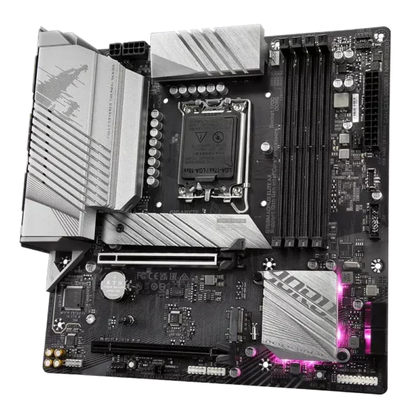 Gigabyte B760M Aorus Elite AX DDR4 LGA 1700 Intel Motherboard - Intel Motherboards