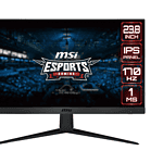 MSI G2412 IPS Panel | 23.8” | 1920 x 1080 (FHD) | 170Hz | 1ms (MPRT) | Wide Color Gamut Gaming Monitor