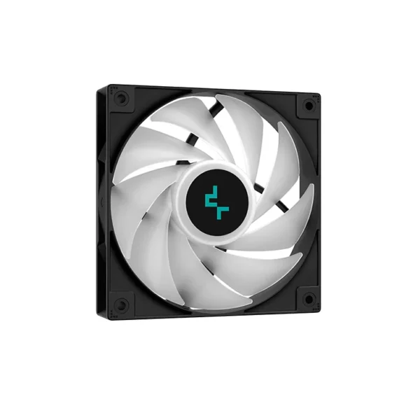 Deepcool Gammaxx AG500 ARGB CPU Single Tower Air CoolerProduct Dimensions 125×95×155 mm
Heatsink Dimensions 120×93×150 mm
Net Weight 861 g
Heatpipe Ø6 mm×5 pcs
Fan Dimensions 120×120×25 mm
Fan Speed 300~1850 RPM±10%
Fan Airflow 67.88 CFM
Fan Air Pressure 2.04 mmAq
Fan Noise ≤29.4 dB(A)
Fan Connector 4-pin PWM
Bearing Type Hydro Bearing