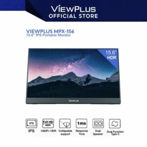 ViewPlus MPX-156 15.6” Portable Type-C HDMI LCD Monitor - Monitors