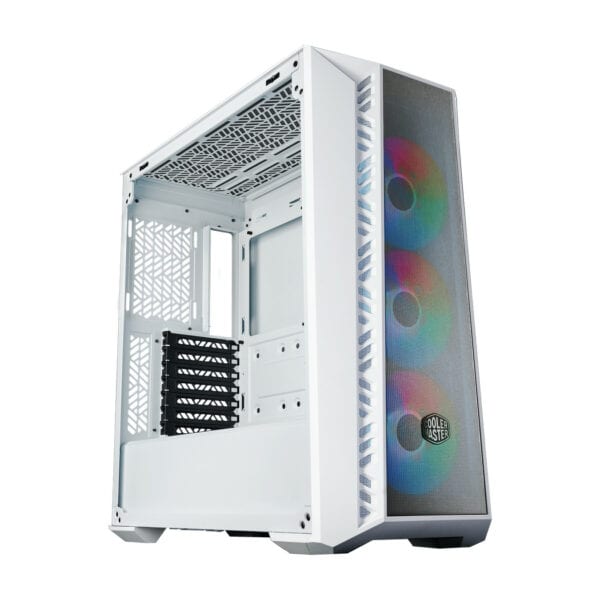 Cooler Master MasterBox 520 Mesh ARGB ATX Mid Tower Case White - Chassis