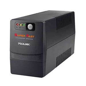 PROLINK PRO1201SFC 1200VA/ 720Watts,  4- Universal Socket Super-Fast Charging Line Interactive UPS with built-in AVR Uninterruptible Power Supply - Power Sources