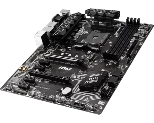 MSI B450-A Pro Max AMD B450 AM4 ATX Motherboard - AMD Motherboards