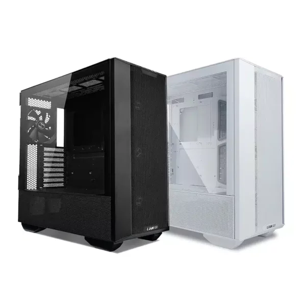 LIAN LI Lancool III Black | White Aluminum and Tempered Glass ATX Mid Tower Computer Case - Chassis