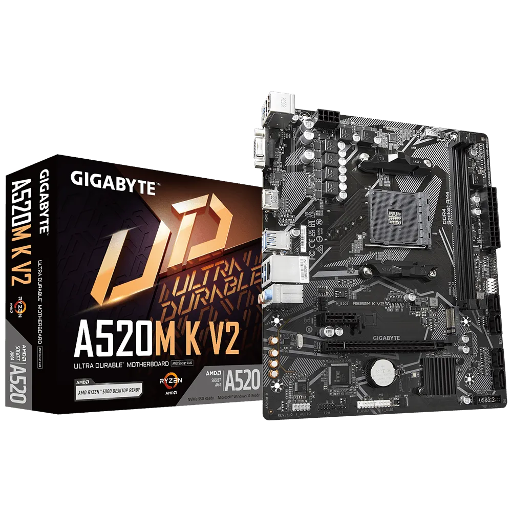 Gigabyte A520M K V2 MicroATX AMD Motherboard Bermor Techzone