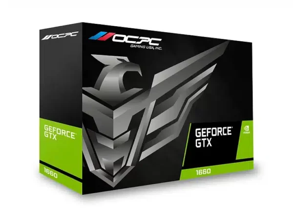 OCPC Geforce GTX 1660 6GB GDDR5 HDMI+DP Dual Fan Graphics Card 192 bit - Nvidia Video Cards