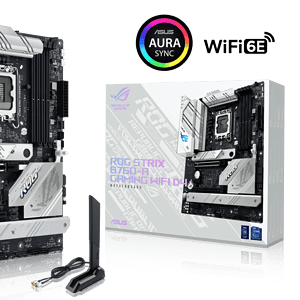 Asus ROG STRIX B760-A Gaming WIFI DDR4 Motherboard - Intel Motherboards