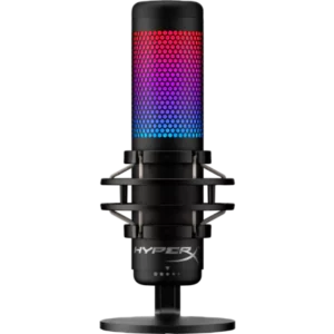HyperX QuadCast S RGB USB Condenser Gaming Microphone, for PC, PS4 and MAC - Computer Accessories
