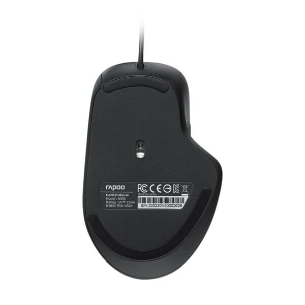 Rapoo N500 Wired Optical Mouse - Computer Accessories