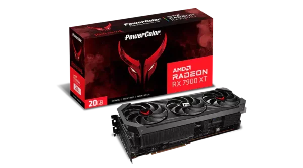 Powercolor Red Devil AMD Radeon RX 7900 XT 20GB GDDR6 Graphics Card RX 7900 XT 20G-E/OC - AMD Video Cards
