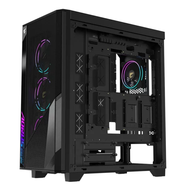 Gigabyte C500 TG Full Tower ATX w/ 4x ARGB PWM Fans Gaming Chassis - Chassis