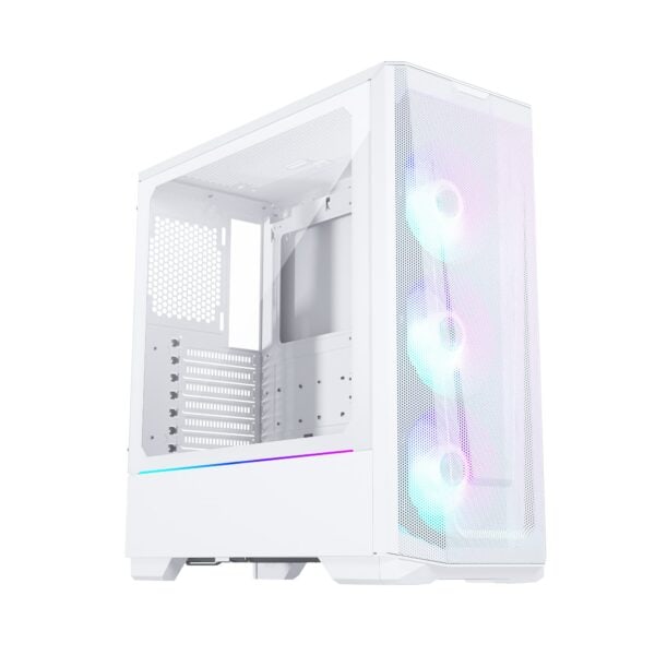 Phanteks Eclipse G360A Mid Tower, Front Mesh, Tempered Glass, Steel ATX Gaming Chassis Black | White - Chassis