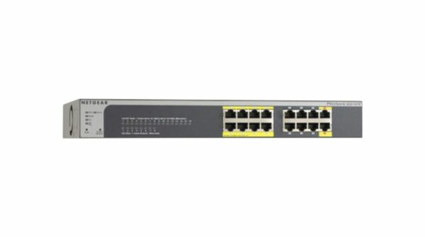 Netgear GS516TP 16 Port Gigabit Ethernet Smart Switch with 8 PoE Ports and 2 PD Ports - Networking Materials
