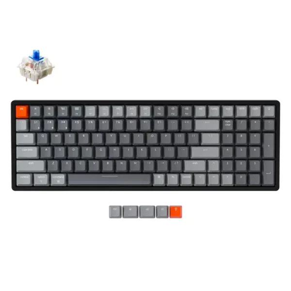 Keychron K4 RGB Backlight LED Aluminum Gateron Red | Blue | Brown Switch 96% Layout Wireless Mechanical Keyboard - Computer Accessories