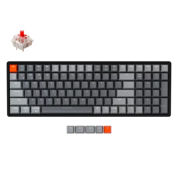 Keychron K4 RGB Backlight LED Aluminum Gateron Red | Blue | Brown Switch 96% Layout Wireless Mechanical Keyboard - Computer Accessories