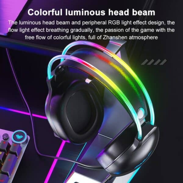 AULA S503 Headset RGB Wired Gaming Headphones - Computer Accessories