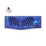 Keychron Q8 Alice Layout QMK Gasket Custom Mechanical Keyboard Navy Blue B
