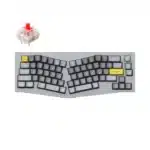 Keychron Q8 Alice Layout Gasket QMK Custom Mechanical Keyboard Silver Gray B