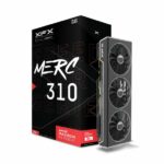 XFX Speedster MERC 310 AMD Radeon RX 7900 XT Black Edition 20GB GDDR6 AMD RDNA 3, 320-bit Graphics Card