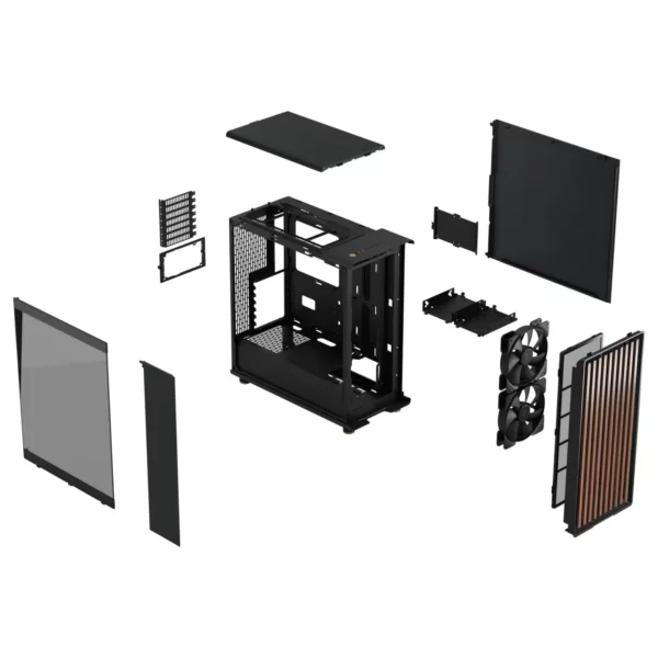 Fractal Design North ATX Midtower Chassis Black | White - Chassis