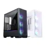 Phanteks Eclipse G360A Mid Tower, Front Mesh, Tempered Glass, Steel ATX Gaming Chassis Black | White