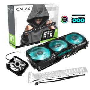 Galax RTX3090 24GB Black SG Non-LHR (1-Click OC) PCI-E GDDR6X 384Bit RGB DP*3/HDMI 39NSM5MD1GNA - Nvidia Video Cards