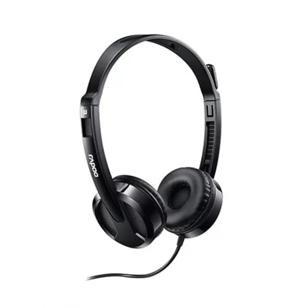 Rapoo H100 Plus Black 3.5mm Stereo Headset - Computer Accessories