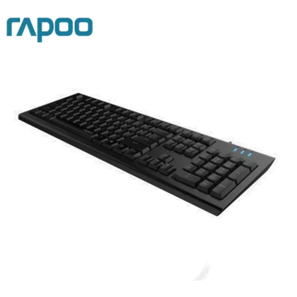 Rapoo NK1800 Silent Wired Keyboard for PC or Laptop 104 Keys - Computer Accessories