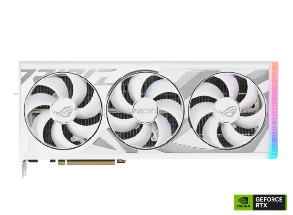 Asus ROG Strix GeForce RTX 4090 24GB GDDR6X White OC Edition Graphics Card - Nvidia Video Cards