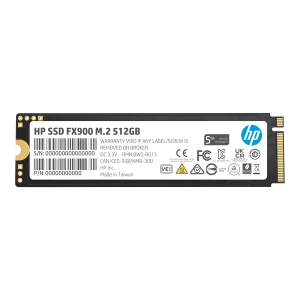 HP FX900 1TB PCle Gen4 x 4 SSD NVME Solid State Drive - Solid State Drives