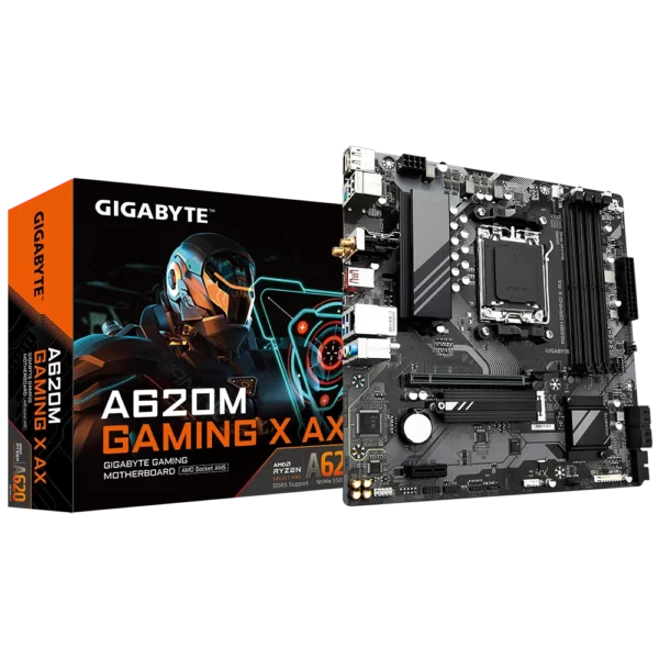 Gigabyte A620M Gaming X AX AM5 AMD Motherboard - AMD Motherboards