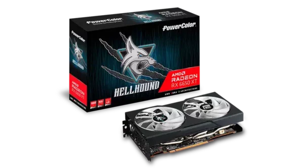 PowerColor Hellhound AMD Radeon RX 6650 XT 8GB GDDR6 Graphics Card - AMD Video Cards