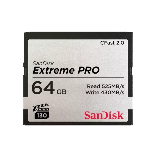SanDisk Extreme PRO CFast 2.0 64GB | 128GB | 256GB | 512GB Memory Card - Gadget Accessories