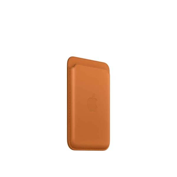 Apple iPhone Leather Wallet with MagSafe Golden Brown - Gadget Accessories