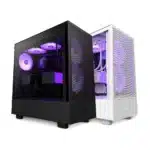 NZXT H5 Flow RGB w/ RGB Fans Compact Midtower Airflow Case Black | White