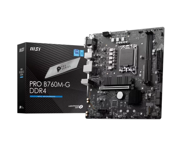 MSI PRO B760M-G DDR4 LGA 1700 Intel Motherboard - Intel Motherboards