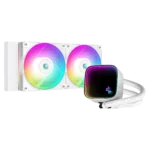 Deepcool LS520 SE White - 240mm AIO CPU Cooler, 2x120mm aRGB Fans (FE120 Model)
