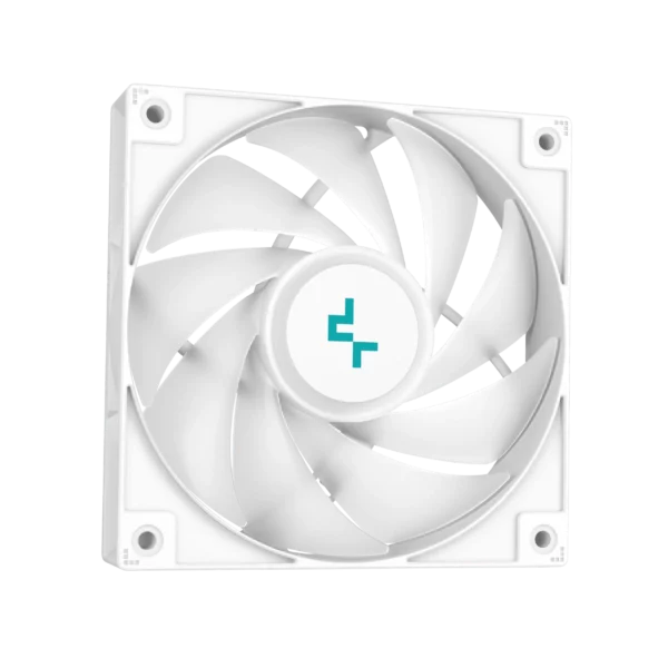 Deepcool LS520 SE White - 240mm AIO CPU Cooler, 2x120mm aRGB Fans (FE120 Model) - AIO Liquid Cooling System